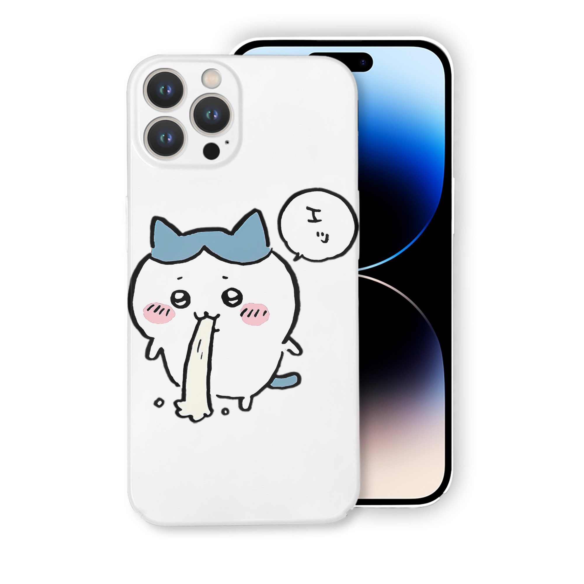 （画像用） ちいかわ ハチワレ Chii-kawa hachiware 【iPhone 14シリーズ対応】ハードケース